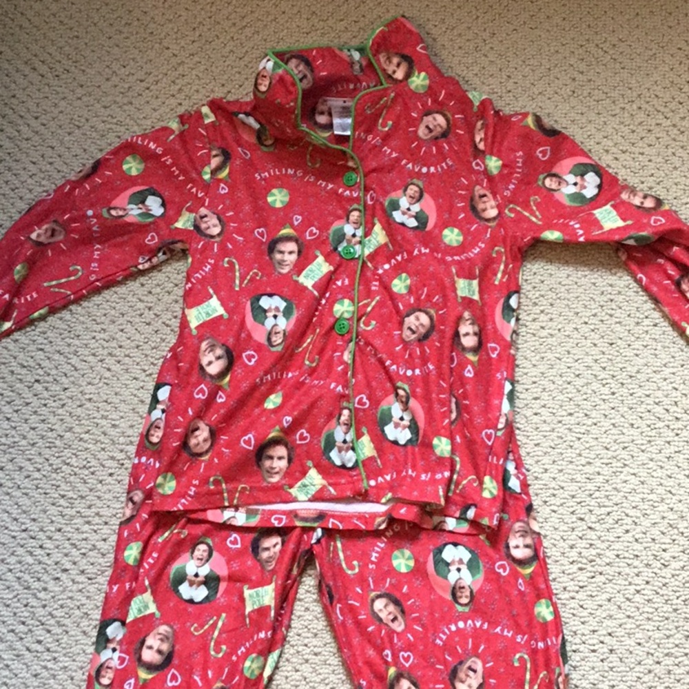 ELF SOFT KIDS PAJAMAS SIZE 7-8